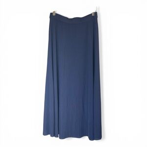 CLUB MONACO Textured Midi Skirt in Blue size Small